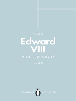 cover image of Edward VIII (Penguin Monarchs)